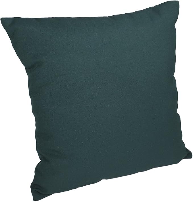 Comfort Classics Spun Polyester Outdoor Outdoor/Indoor Throw Pillow in Solid Spruce Inc.