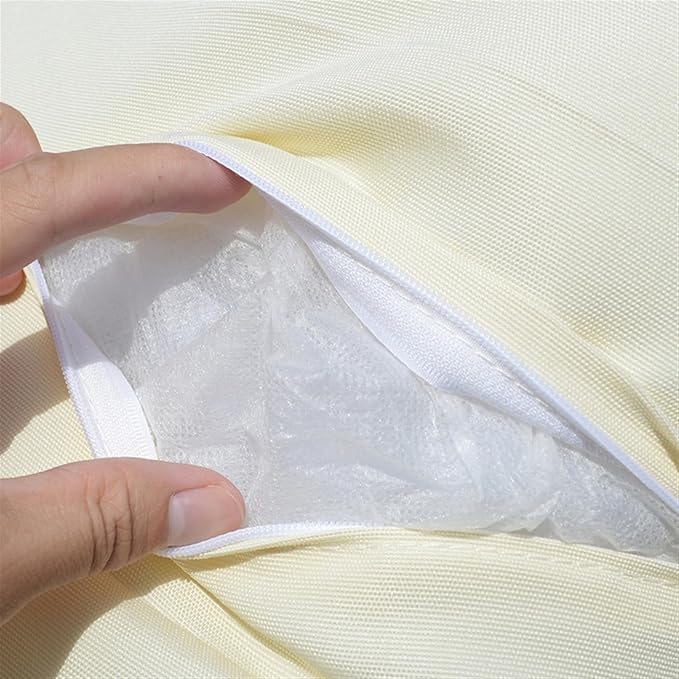 SK Studio Outdoor Water Resistant Throw Pillows, Decorative Patio Lumbar Cushions, Fluffy Furniture Garden Cushions for Home Patio Coach Sofa Use, Pack of 2, Purple, 18x18 Inch