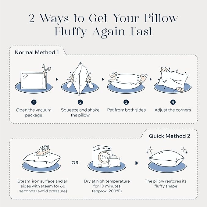 Phantoscope Outdoor Waterproof Pillow Inserts, Premium Water Resistant Patio Cushion, Square Form Throw Pillow for Outdoor, Couch, Chair 20 X 20 Inches(Pack of 4)