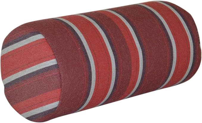 Furniture Barn USA 7" x 18" Bolster Pillow, Red Stripe