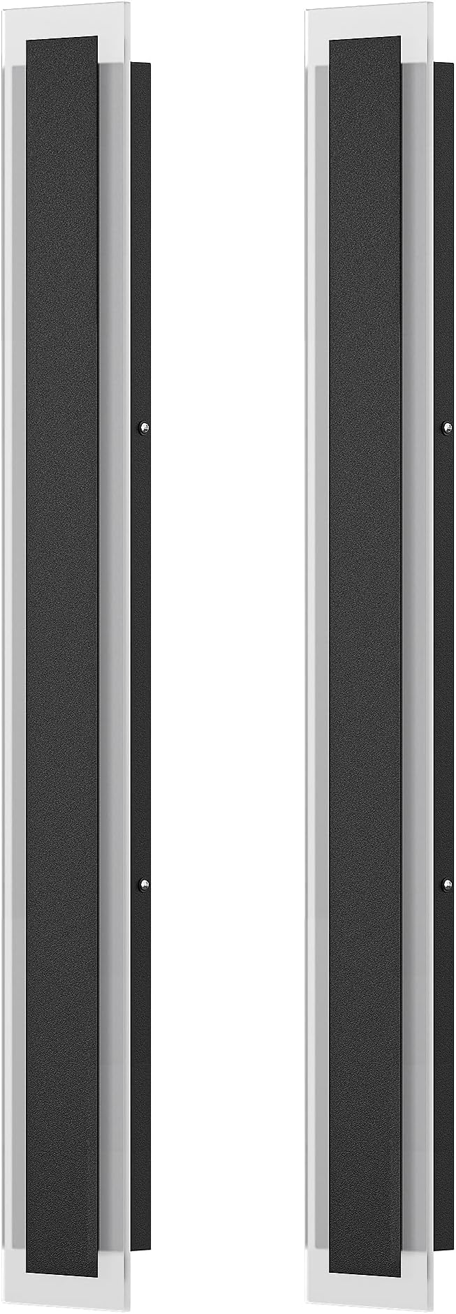 EDISHINE Outdoor Wall Light, Upgraded 2 Pack 39.4" LED Linear Modern Sconce | Adjustable Brightness & Color Temperature, IP65 Waterproof, Memory Function, Long Exterior Lighting Fixture for Garage