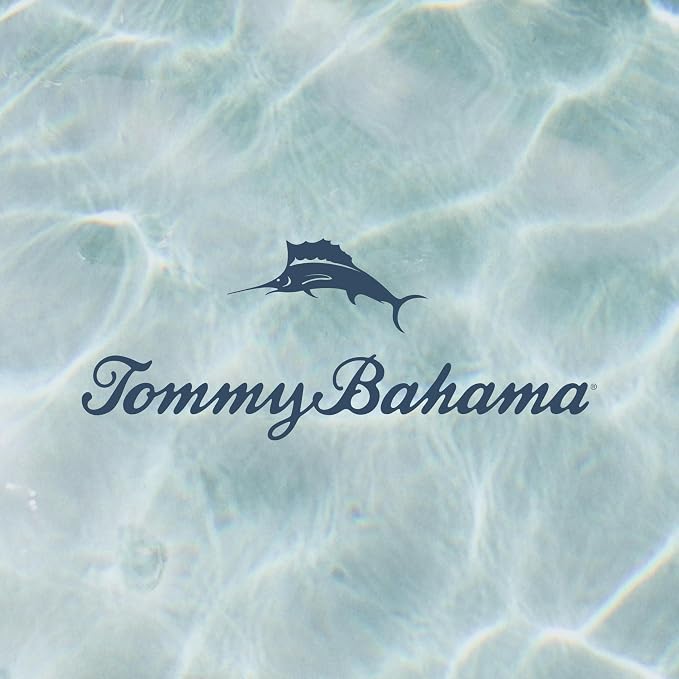 Tommy Bahama 18" x 18" Indoor/Outdoor Pillows, Pack of 2, Palms Aqua | Water-Resistant, Fade-Resistant Cushions with Inserts, Reversible Covers For Patio, Poolside And Garden Seating