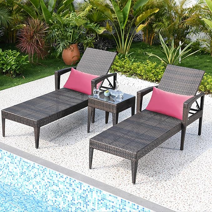 VAKADO 12x20 Outdoor Waterproof Throw Pillow Covers Set of 2 Decorative Outside Patio Furniture Cushion Cases Decor for Garden Bench Porch Couch Tent,Hot Pink