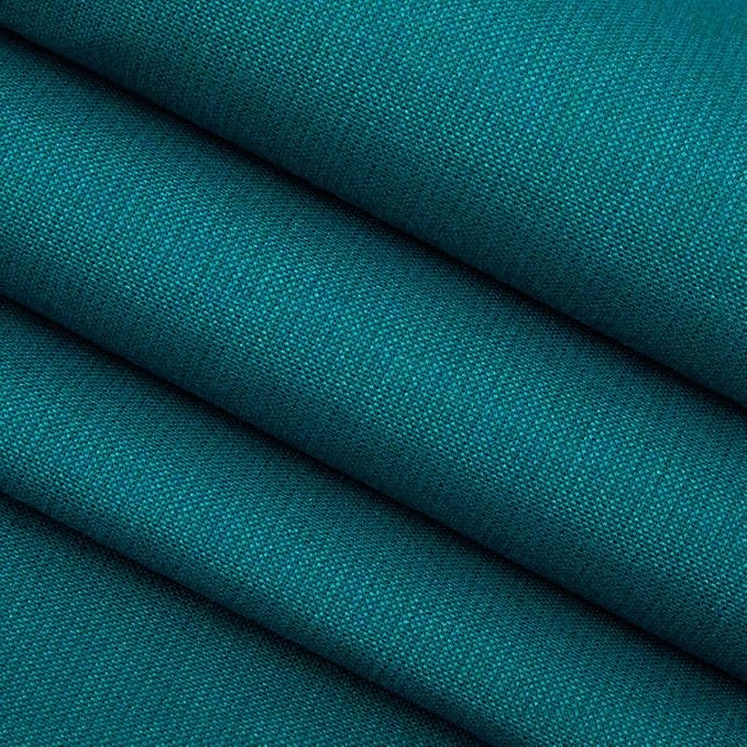RSH DECOR: Sunbrella Square Throw Pillows Set of 4 | 24" x 24" | Water and Fade-Resistant Performance Fabric | Outdoor Pillow Covers with Down-Alternative Inserts | Spectrum Peacock