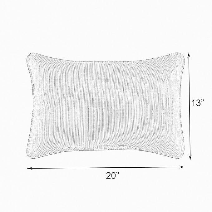 Sorra Home Trupedic Indoor/Outdoor Tan Lumbar Embroidered Pillow Oar
