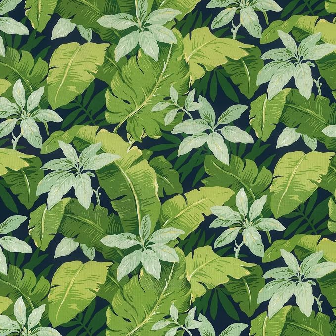 LVTXIII Outdoor/Indoor Lumbar Pillow Covers ONLY, Decorative Patio Lumbar Cushion Covers, Fluffy Water Repellent Cushion Cases for Home Patio, 12x20 Inch, Pack of 2, Jungle Leaves