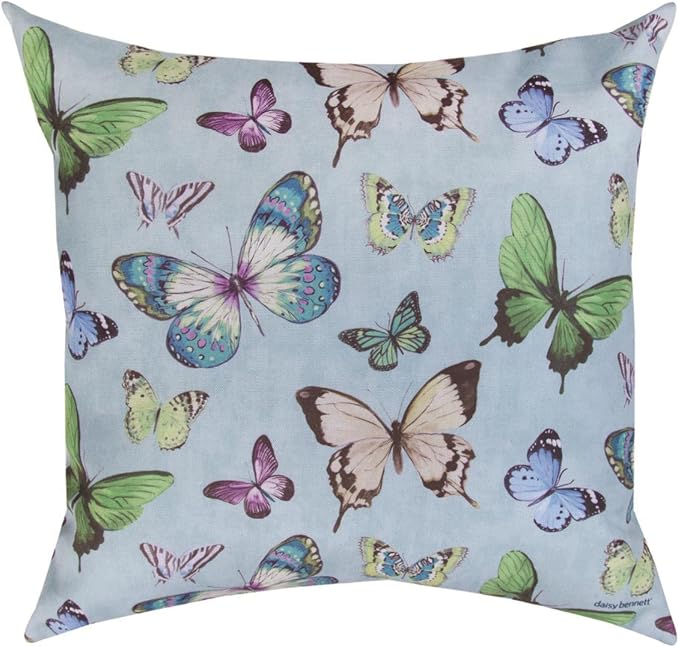 Papillion Blended Yarn Climaweave Pillow with Multi Finish SLPAPI