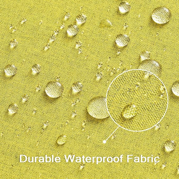 ANRODUO Outdoor Waterproof Pillow Covers for Patio 12x20 Lime Green 2 Pack | Outdoor Pillow Covers for Patio Furniture, Decorative Linen Cushion Sham, Outside Lumbar Pillowcase for Garden Balcony Decor