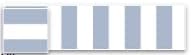 Hofdeco Premium Coastal Hampton Outdoor Performance Bolster Pillow Cover Only, 6"x20" Water Repellent, UV and Fade Resistant for Backyard, Couch, Poolside, Azure Blue Woven Beach Stripes