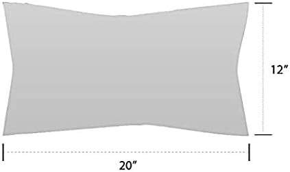 RSH DECOR: Lumbar & Square Throw Pillows Set of 4 | 20" x 12" & 17" x 17" | All-Weather Spun Fabric | Water and Fade-Resistant | Outdoor Accent Pillows for Patio Furniture | Colsen Berry