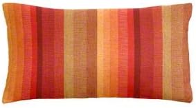 Cushion Source Lumbar Pillow, 20" x 12" Indoor/Outdoor Durable Pillow, Multiple Sunbrella Fabric Options Available, Sunbrella Astoria Sunset