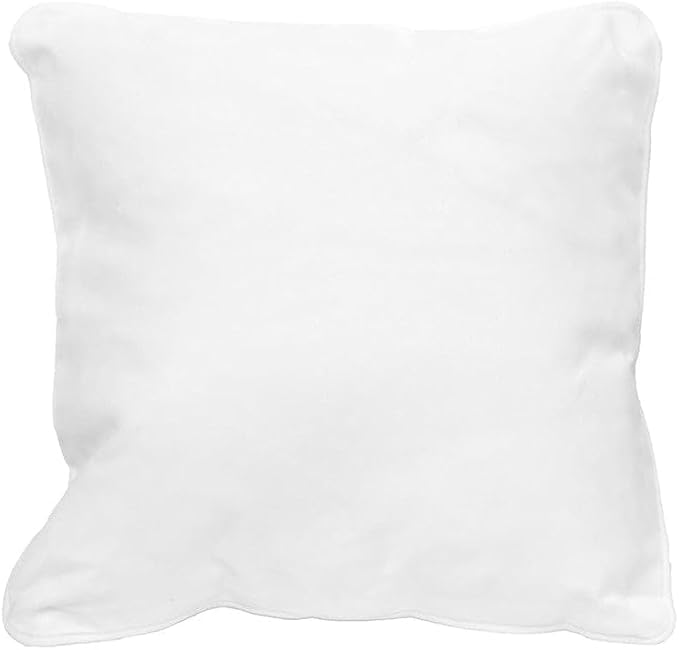 East Green 26 x 26 Waterproof Outdoor Pillow with Insert, White - Premium Olefin Outdoor Accent Pillow for Patio Furniture