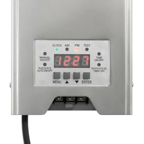 Kichler 12217-200 Watt 12V/15V Multi-Tap Low Voltage Outdoor Landscape Transformer with Digital Timer and Built in Surge Protector - Weatherproof