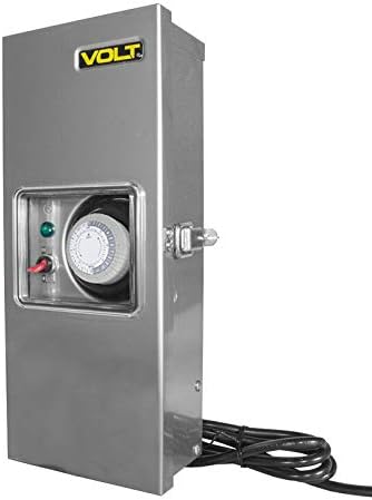 VOLT 12V LED Landscape Lighting Kit (6 Spotlights, 2 Path Lights), Bronze | Solid Brass, 150W Low Voltage Transformer, Ideal for House Yard Outdoor Pathway Walkway Garden Driveway or Patio