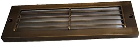 Ironsmith Lighting Products LED Step Light Antique Bronze and Brass Construction, Low Voltage, Easy Installation, Oil Rubbed Bronze Finish Outdoor Step Light with Integrated LED