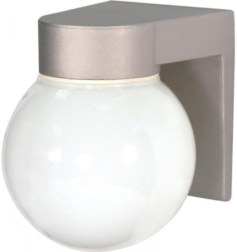 Nuvo Lighting SF77/139 Transitional One Light Outdoor Wall Mount in Pwt, Nckl, B/S, Slvr. finish | Pwt, Nckl, B/S, Slvr. Finish