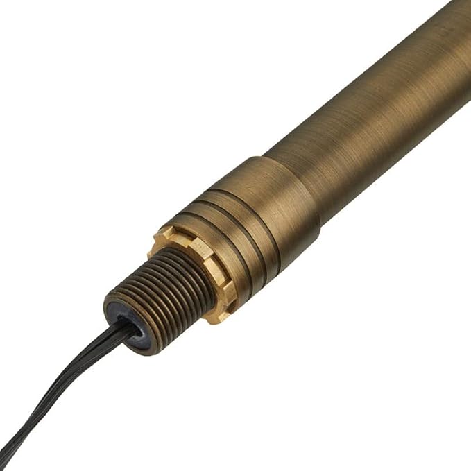 VOLT 15-Pack 12V Conehead Brass Path Lights (Bronze) & 3W 2700K LED Bulbs | 300 Lumens of Warm White Light, Low Voltage, Ideal for Pathway Walkway Garden Driveway or Patio