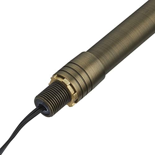 VOLT Conehead 12V Brass Mini Path Light (Bronze) & 3W 2700K G4 LED Bulb | 8-Foot Diameter Illumination, 300 Lumens, Warm White Light, Low Voltage, Ideal for Pathway Walkway Garden Driveway or Patio