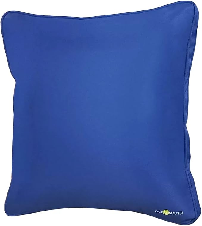 Oceansouth Boat Deck Pillow/Outdoor Waterproof Throw Pillow (Gray, 16" x 16") Cushion Outdoor Furniture Lumbar Back for Chair Patio seat Cover Chairs Home Decor Pillows Waterproof Bed Cases Garden