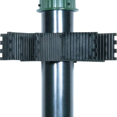 Nuvo Lighting SF76/638 2-Inch by 18-Inch PVC Mounting Post Die Cast Aluminum Cap Durable Outdoor Landscape Pathway Lighting, Green