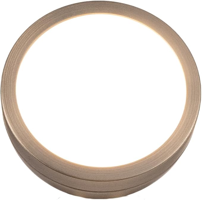 VOLT 12V Mini Round Frosted Flood Light (Bronze) & 3W 2700K G4 LED Bulb | Solid Brass, Warm White Light, Low Voltage, Ideal for Extra Wide & Gentle Illumination with Soft Edges