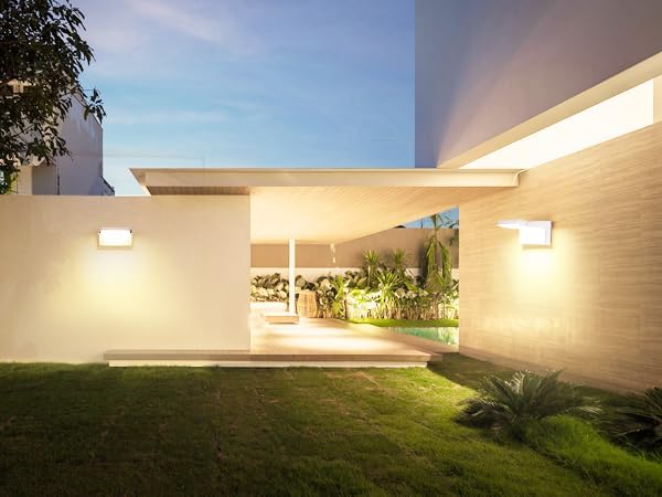 3Pack Outdoor LED Wall Light 40W White Flood Lights 350°Rotation Exterior Lighting Fixture Commercial Security 3000K Waterporof for Barn Yard Garage Building Area Backyard