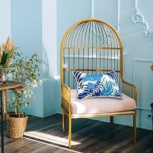 JMGBird Outdoor Pillows Waterproof Outdoor Throw Pillows with Inserts