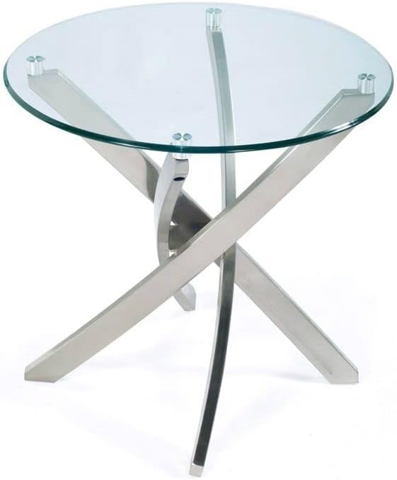 46 Inch Round Tempered Ogee Polished Edge Glass Table Top -1/2” Thick Round Glass Table Top–Heavy Duty, Dining, Coffee, and Office Tables by Fab Glass and Mirror