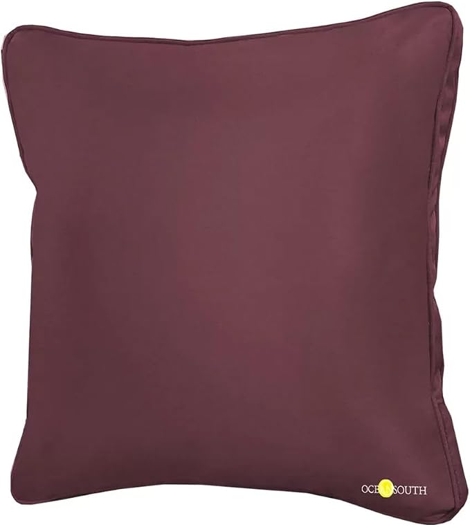 Oceansouth Boat Deck Pillow/Outdoor Waterproof Throw Pillow (Beige, 16" x 16") Cushion Outdoor Furniture Lumbar Back for Chair Patio seat Cover Chairs Home Decor Pillows Waterproof Bed Cases Garden