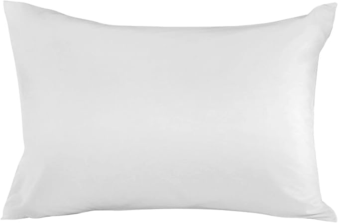 Outdoor Waterproof Pillow Covers for Patio Furniture Pure White Decorative Throw Pillow Cover Solid Color Pillowcases Set of 2 Cushion Case for Sofa Couch Chair Home Decor 20x12 inch x 2pcs