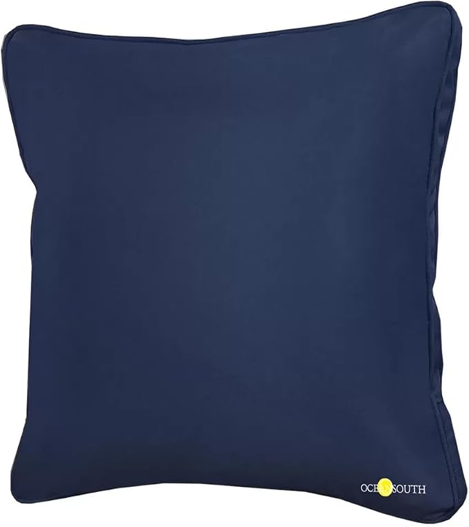 Oceansouth Boat Deck Pillow/Outdoor Waterproof Throw Pillow (Beige, 16" x 16") Cushion Outdoor Furniture Lumbar Back for Chair Patio seat Cover Chairs Home Decor Pillows Waterproof Bed Cases Garden