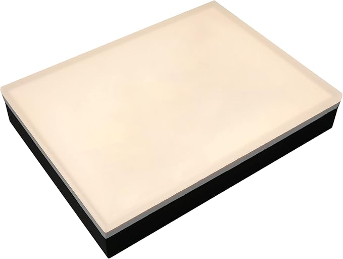 LUMENGY Paver Light 9x12 Inch (8.85x11.81), 2700K Warm White, Glare-Free Brick Lighting for Driveways, Walkways, Pool Decks and Patios, 12V Hardwired, IP67 Waterproof, Drive-Over Rated