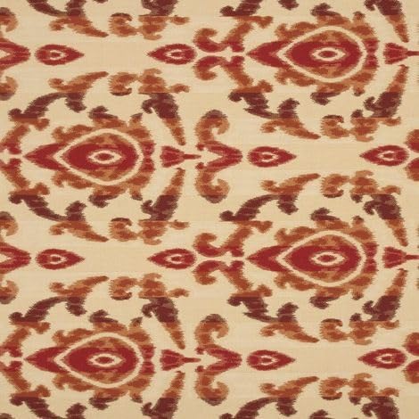 RSH DECOR: Sunbrella Square Throw Pillows Set of 4 | 24" x 24" | Water and Fade-Resistant Performance Fabric | Outdoor Pillow Covers with Down-Alternative Inserts | Made in USA (Bukhara Russet)