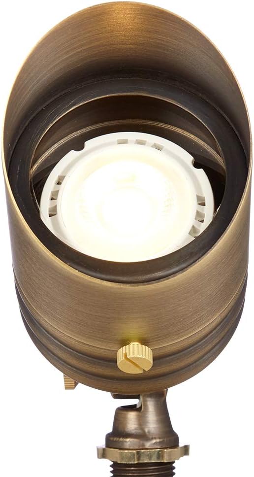 VOLT 12V LED Landscape Lighting Kit (6 Spotlights, 4 Path Lights), Bronze | Solid Brass, 150W Low Voltage Transformer, Ideal for House Yard Outdoor Pathway Walkway Garden Driveway or Patio