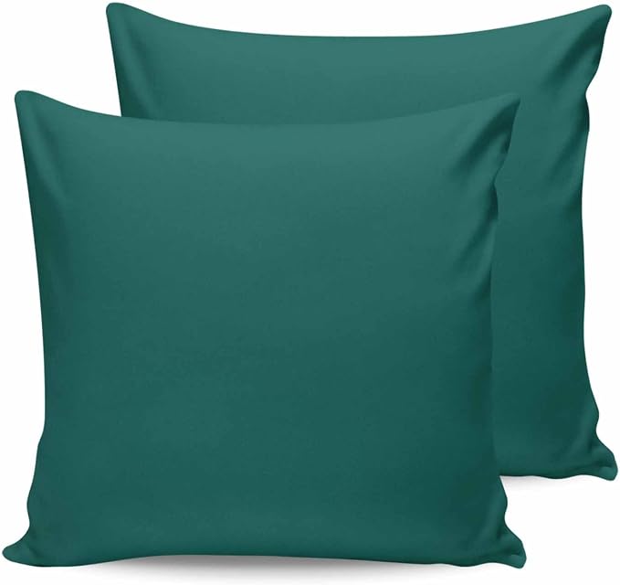 Outdoor Waterproof Throw Pillow Covers Set of 2 Aventurine Green Pillowcases 24x24 Inches Simple Style Patio Decorative Pillows Cushion Case Patio Pillows for Couch Bed Chair Garden