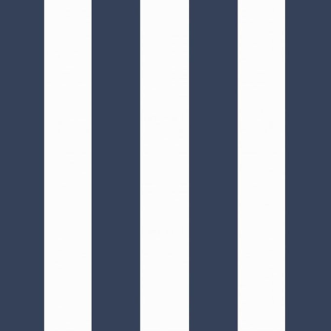 Arden Outdoor Deep Seat Cushion Set, Foam, 24x24, Blue Cabana Stripe | Sofa, Couch, Conversation Set, Premium High-Density Foam, Never Flattens, Mold and Mildew Resistant