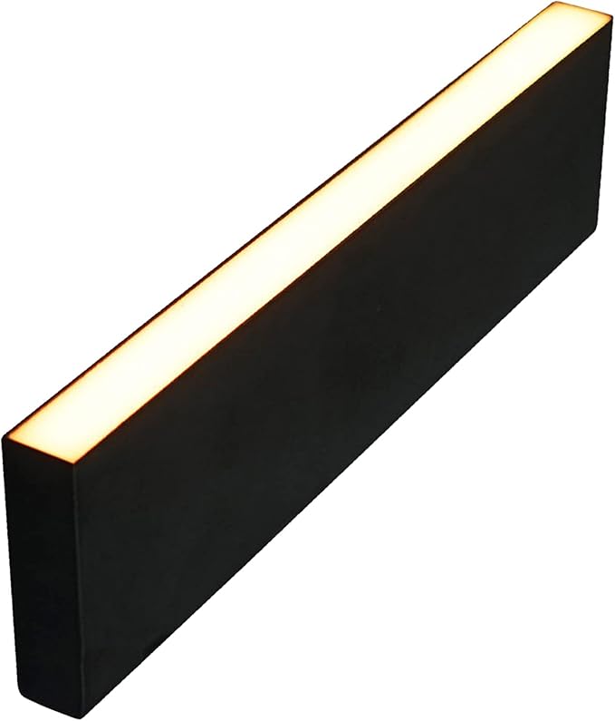 LUMENGY Paver Light Slim 0.5x9 Inch (0.55x8.85), 2700K Warm White, Glare-Free Linear Lighting for Driveways, Walkways and Paver Borders, 12V Hardwired, IP67 Waterproof, Drive-Over Rated