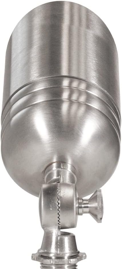 VOLT Fat Boy 12V Stainless Steel Outdoor Spotlight | Lamp Ready, Low Voltage, Ideal for Landscape Lighting of Yard Lawn Garden Patio Trees & House