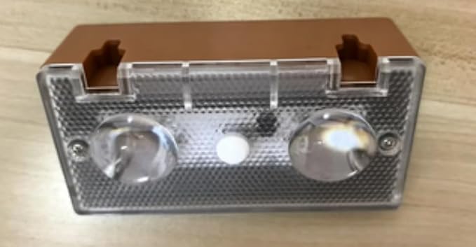 Solar Fence Lights Outdoor, 2 Pack Fence Lights Solar Powered
