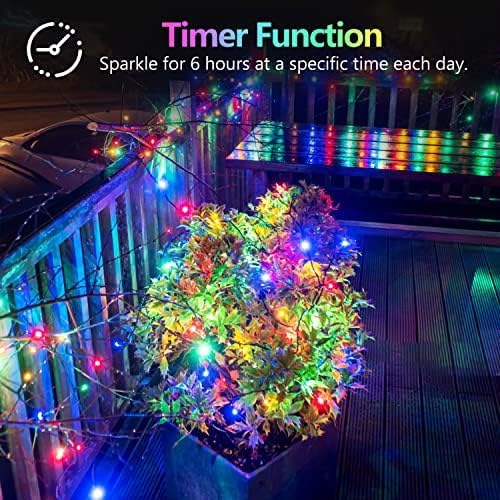 4 Pack 60 LED Fairy Lights Battery Operated with Timer, 20 FT Multicolor | Cuttable Copper Wire, Waterproof Battery String Lights for Indoor Outdoor, Wedding, Bedroom, Home, DIY, Christmas Decorations