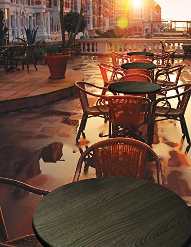 Holland Bar Stool 36" Diameter Charcoal, Indoor/Outdoor All-Season EnduroTop Table Top