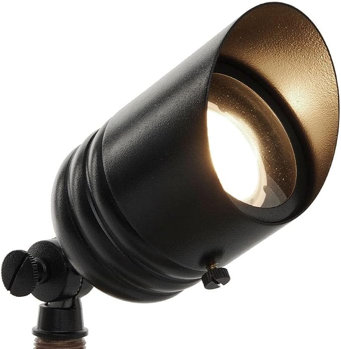 VOLT 12V LED Landscape Lighting Kit (6 Spotlights, 2 Path Lights), Black | Solid Brass, 150W Low Voltage Transformer Included, Ideal for House Yard Outdoor Pathway Walkway Garden Driveway or Patio