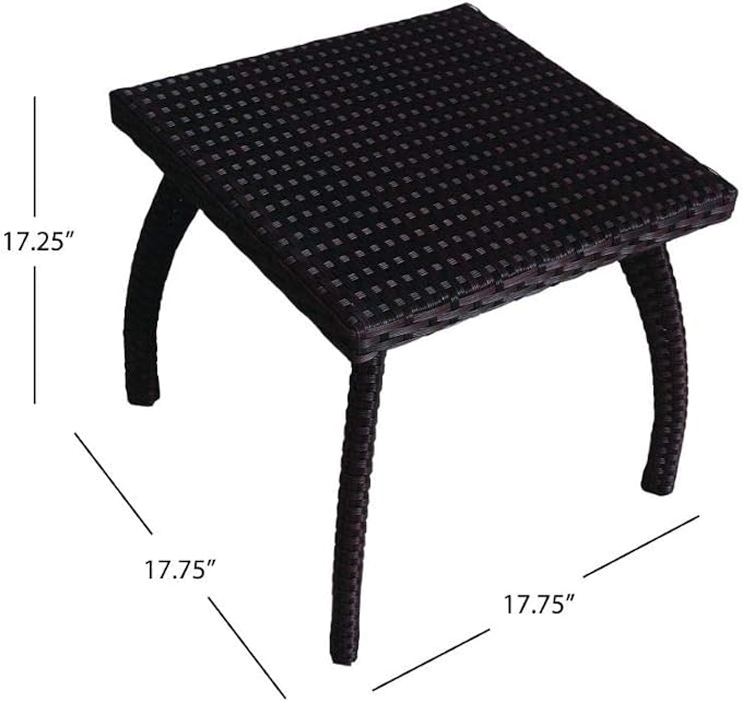 Christopher Knight Home Honolulu PE Accent Table, Brown