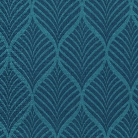 RSH DECOR Square Throw Pillows Set of 4, 24" x 24", Outdoor Pillows Waterproof, Outdoor Pillow Covers, Pillow Covers for Couch, Fenbrook Blue, Made in USA