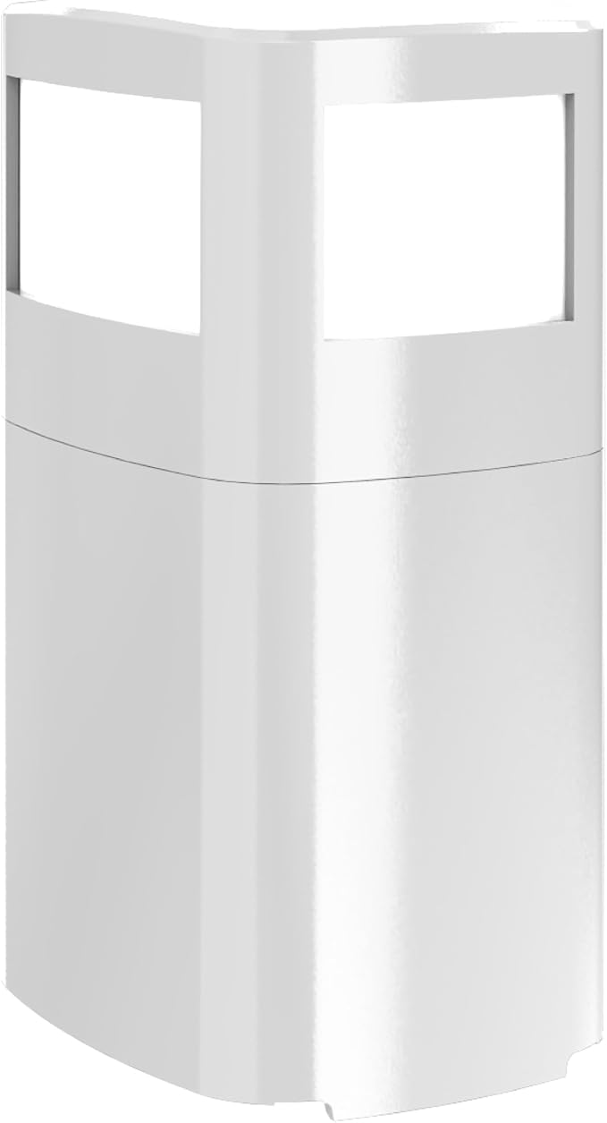 TayMac White Area Light Slide Cover PPALW for ParkPost Outdoor Power Enclosure (Required), 1000-Lumen 2700K Polycarbonate Post Cap Light for Garden Decor, Seamless LED Lighting Accessory
