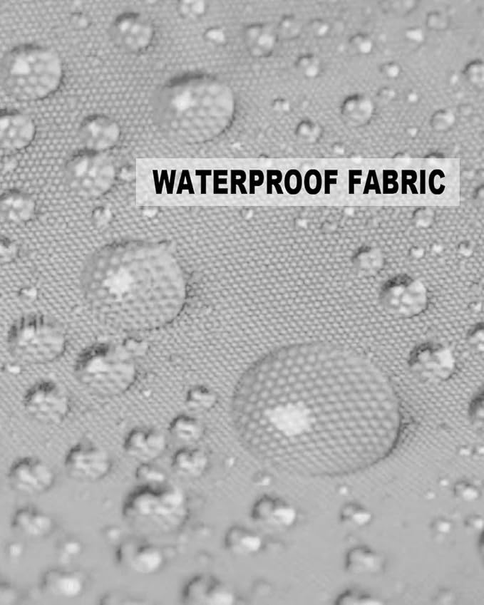 Outdoor Waterproof Throw Pillow Covers Set of 2 Gray Pillowcases 18x18 Inches Simple Style Patio Decorative Pillows Cushion Case Patio Pillows for Couch Bed Chair Garden