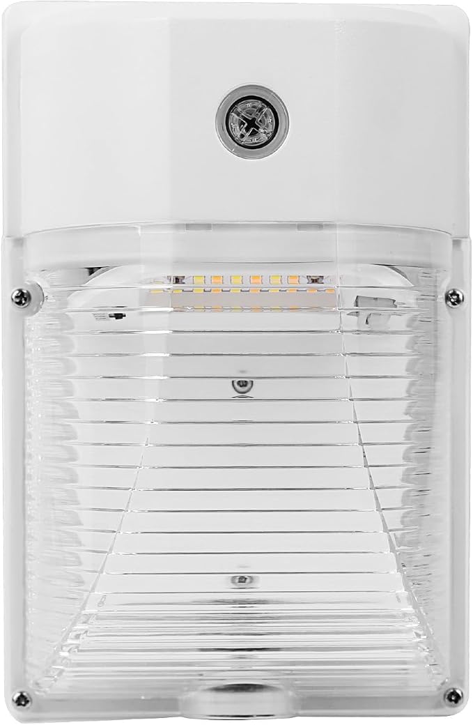 CINOTON 26W LED Wall Pack Light with Dusk to Dawn Sensor, 3CCT White 2Pack | 100-277Vac, 26W/18W/13W Switchable, 3CCT Wall Lights, IP65 Waterproof, Outdoor Security Flood Lighting for Garage, Backyard