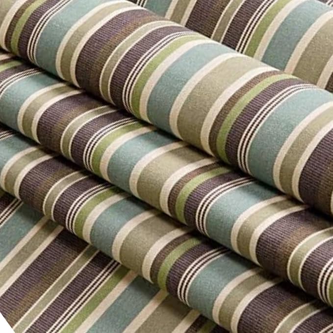 RSH DECOR: Sunbrella Square Throw Pillows Set of 4 | 17" x 17" | Water and Fade-Resistant Performance Fabric | Outdoor Pillow Covers with Down-Alternative Inserts | Brannon Whisper