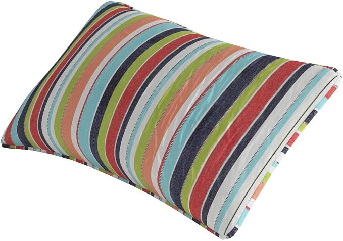 Mozaic Company Sunbrella Indoor/ Outdoor 12 by 24-inch Corded Pillow, Carousel Confetti, Set of 2