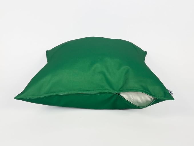 Pack of 2 Outdoor 20''x20'' Waterproof Green Throw Pillow Covers Decorative Square Patio Pillows for Patio Furniture (Amazon)